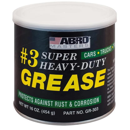 ABRO #3 Heavy-Duty Wheel Bearing Grease