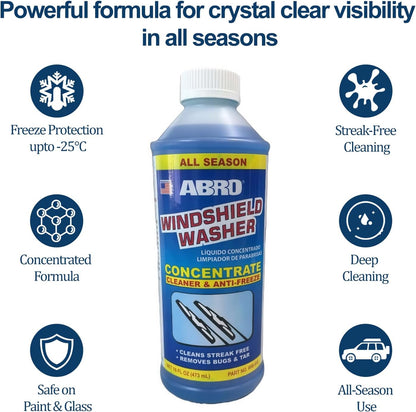 ABRO Windshield Washer Concentrate – All Season