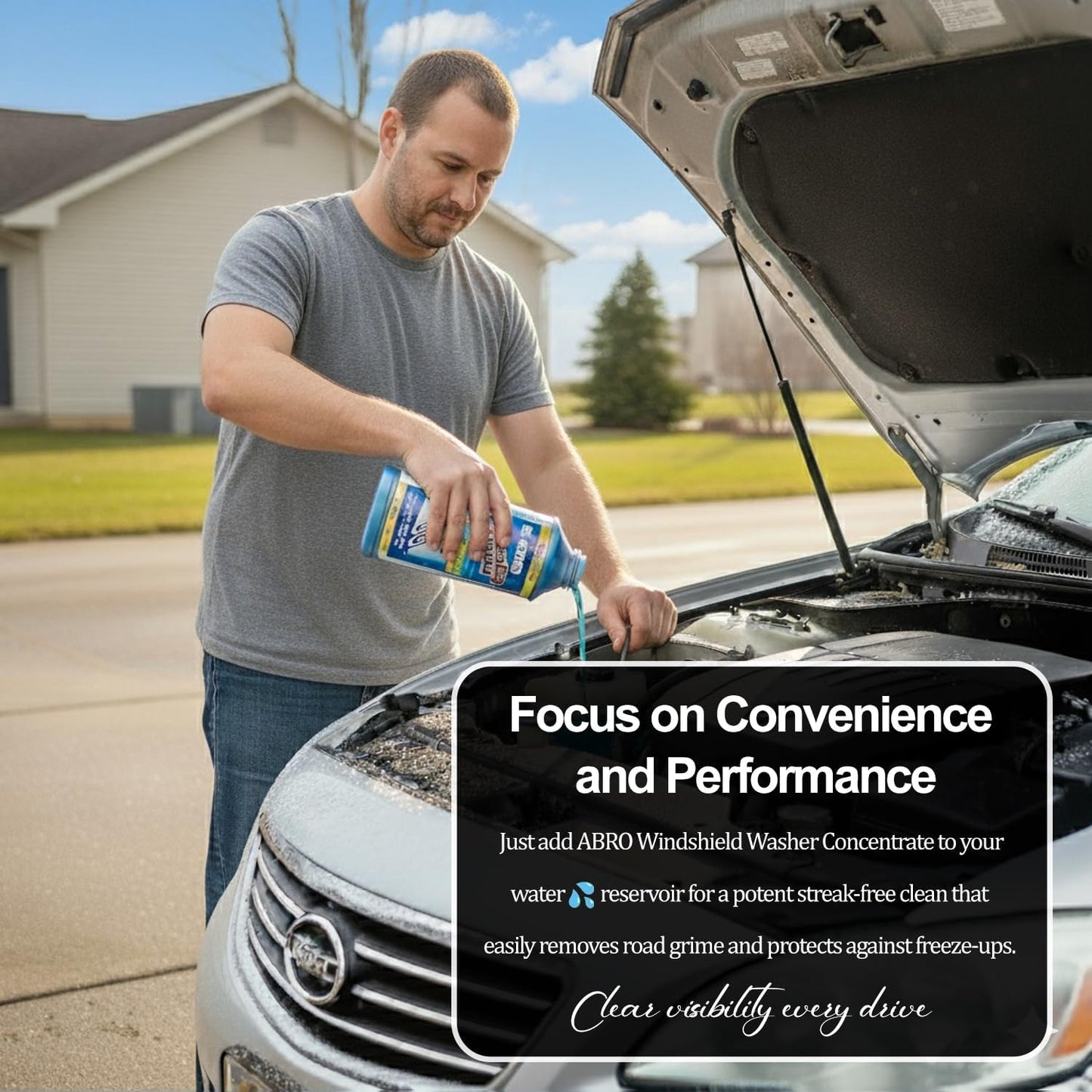 ABRO Windshield Washer Concentrate – All Season