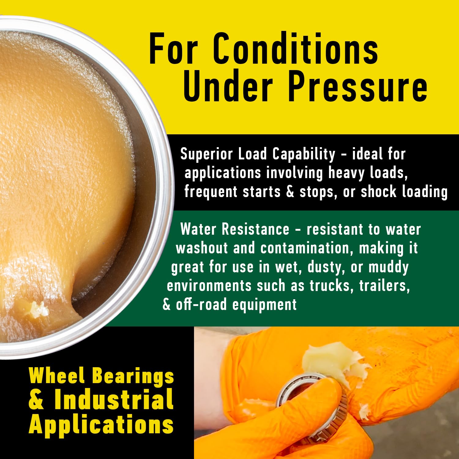 ABRO #3 Heavy-Duty Wheel Bearing Grease