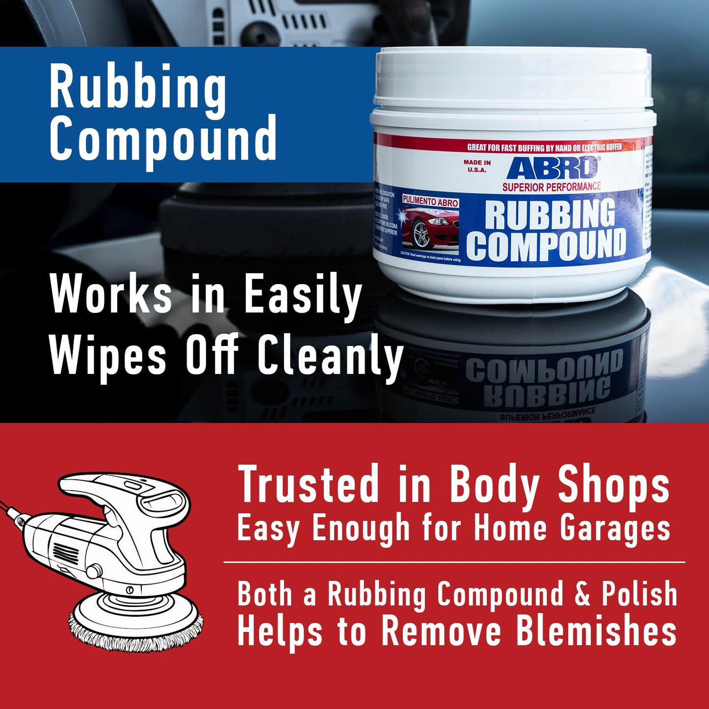ABRO Rubbing Compound – Oxidation Remover