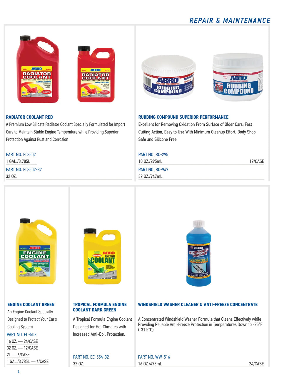 USA Product Catalog – page 4