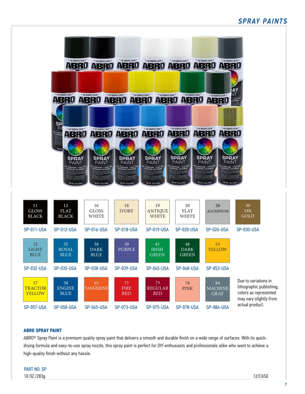 USA Product Catalog – page 7