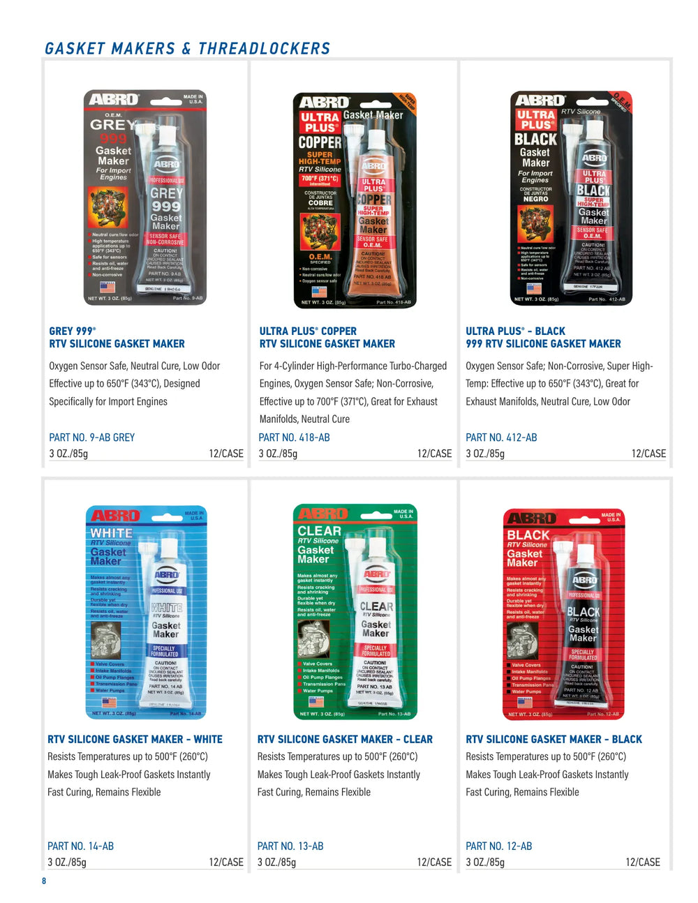USA Product Catalog – page 8