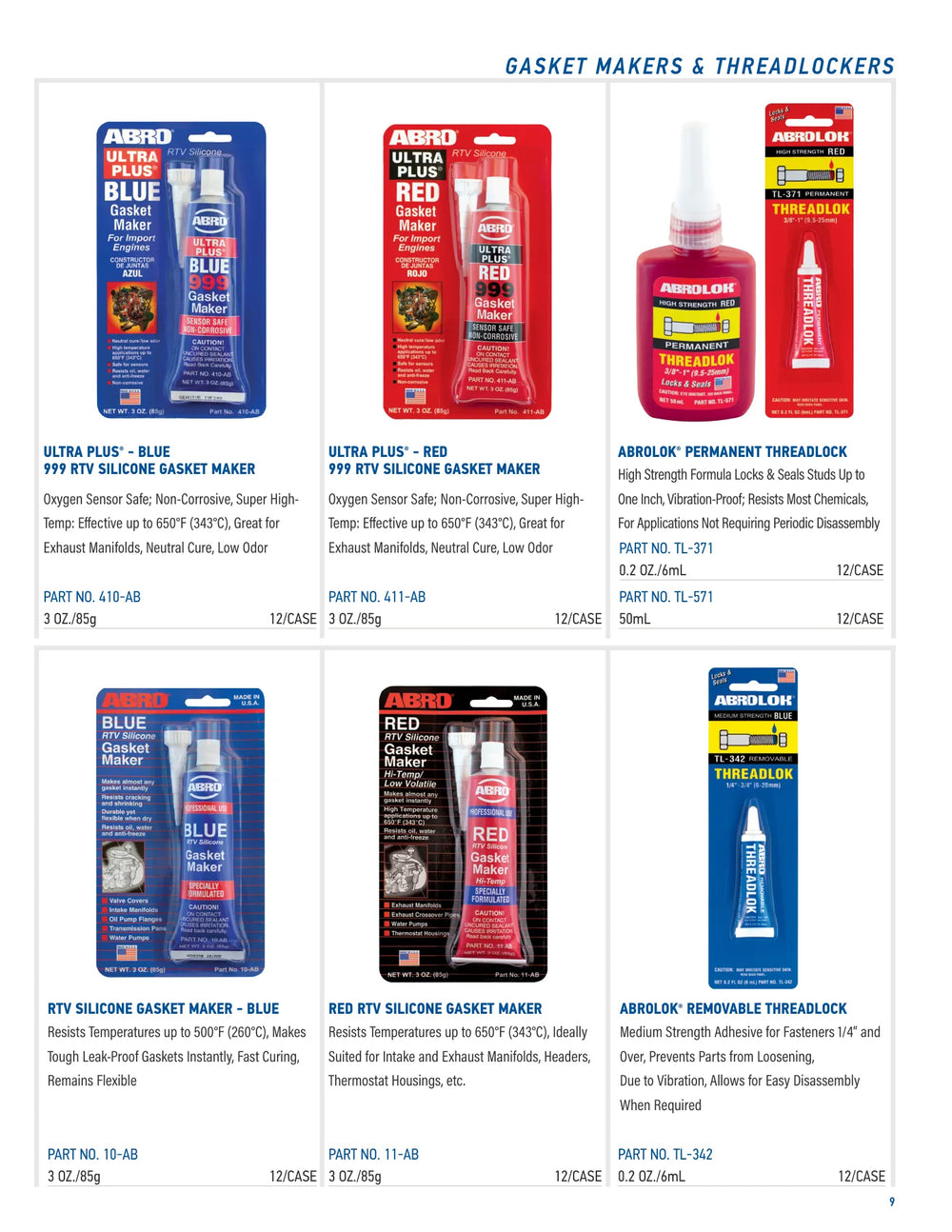 USA Product Catalog – page 9