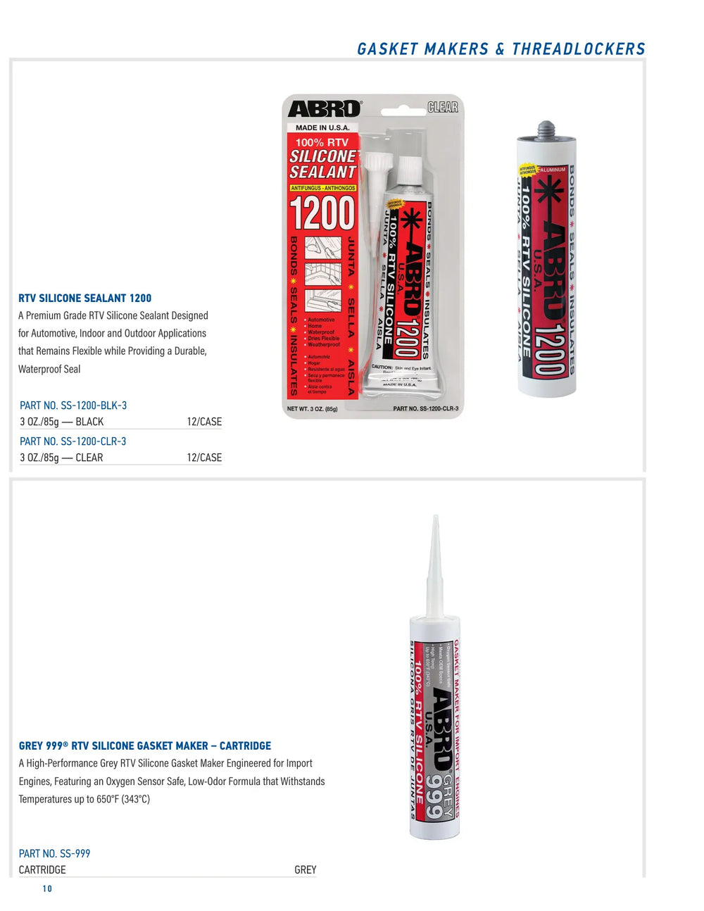 USA Product Catalog – page 10